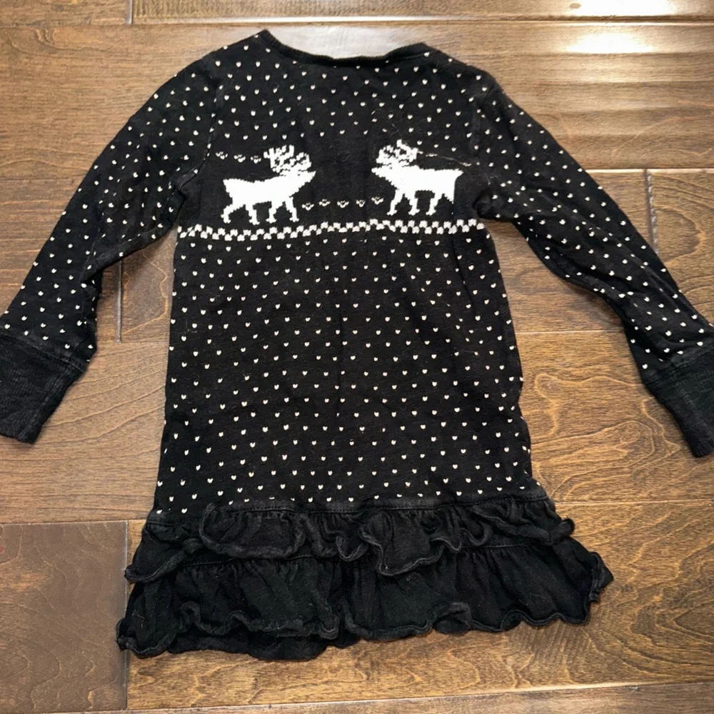 Ralph Lauren Holiday Knit Sweater Dress Toddler Girl Size 3T